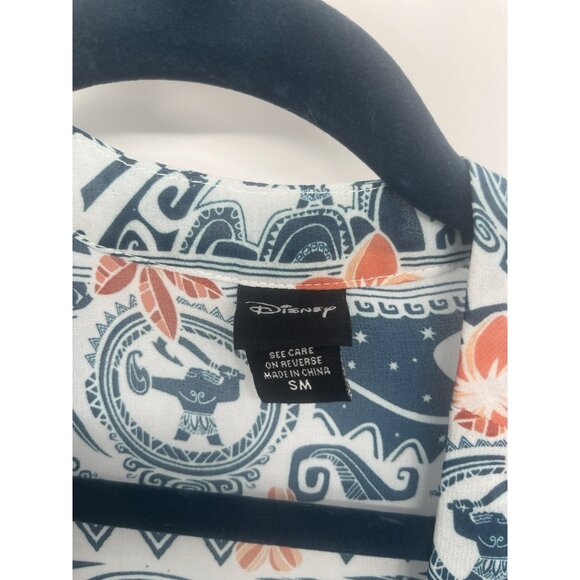 Disney Moana Blue Fringe Boho SM Kimono Polynesian Shawl Hot Topic - Picture 2 of 6